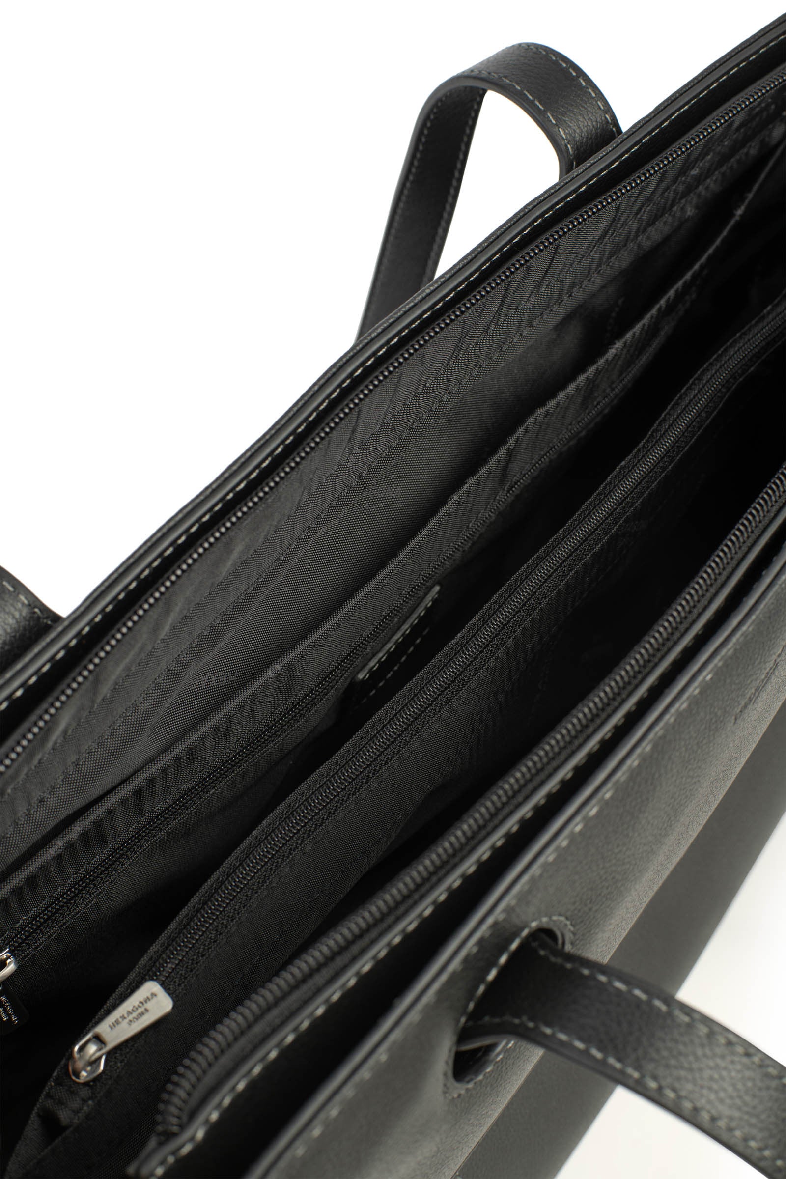 Sac porté épaule 2 anses - 13" & A4 - Cuir - Image 13