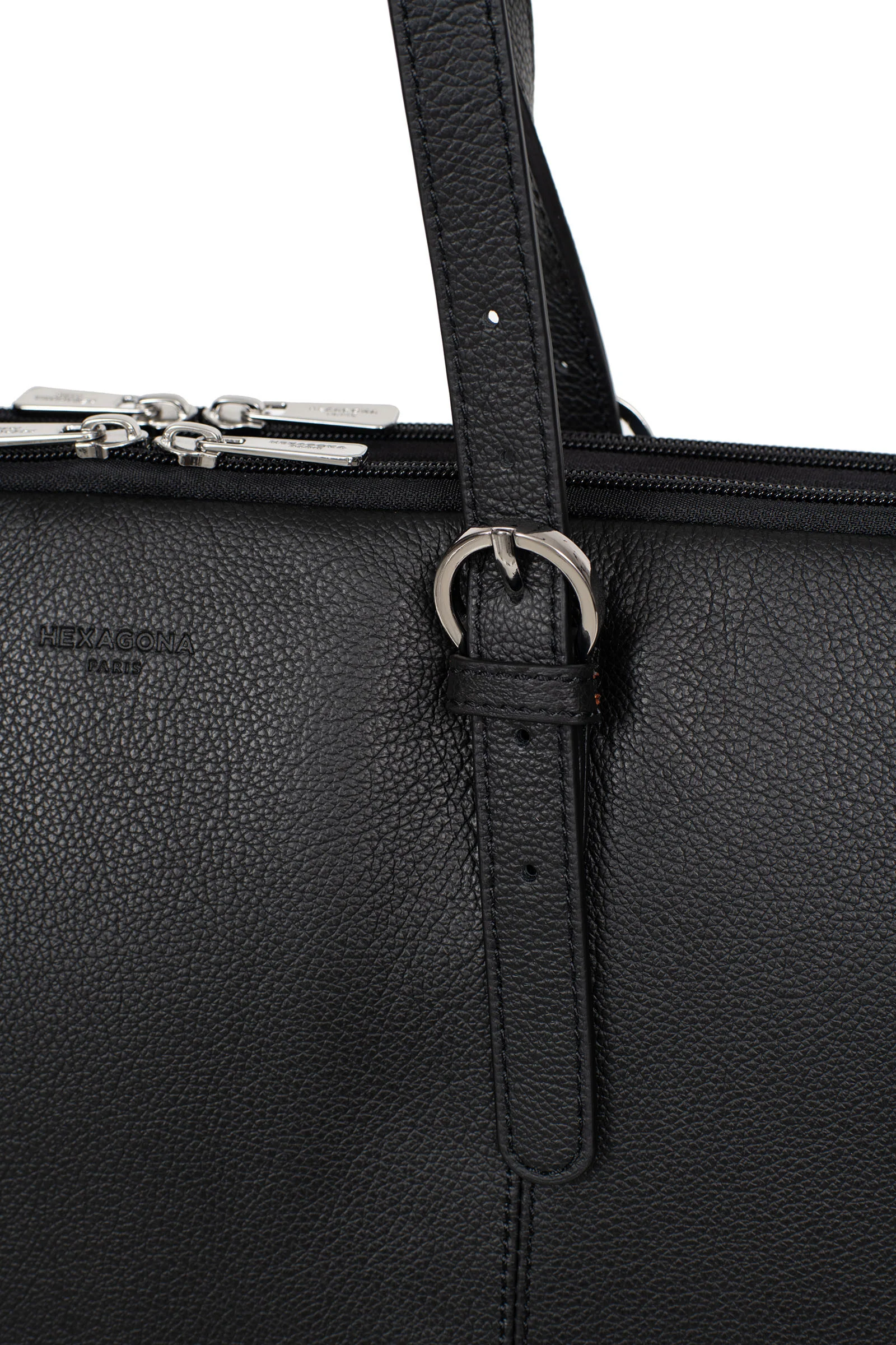 Sac porté épaule 2 anses - 15" & A4 - Cuir - Image 12
