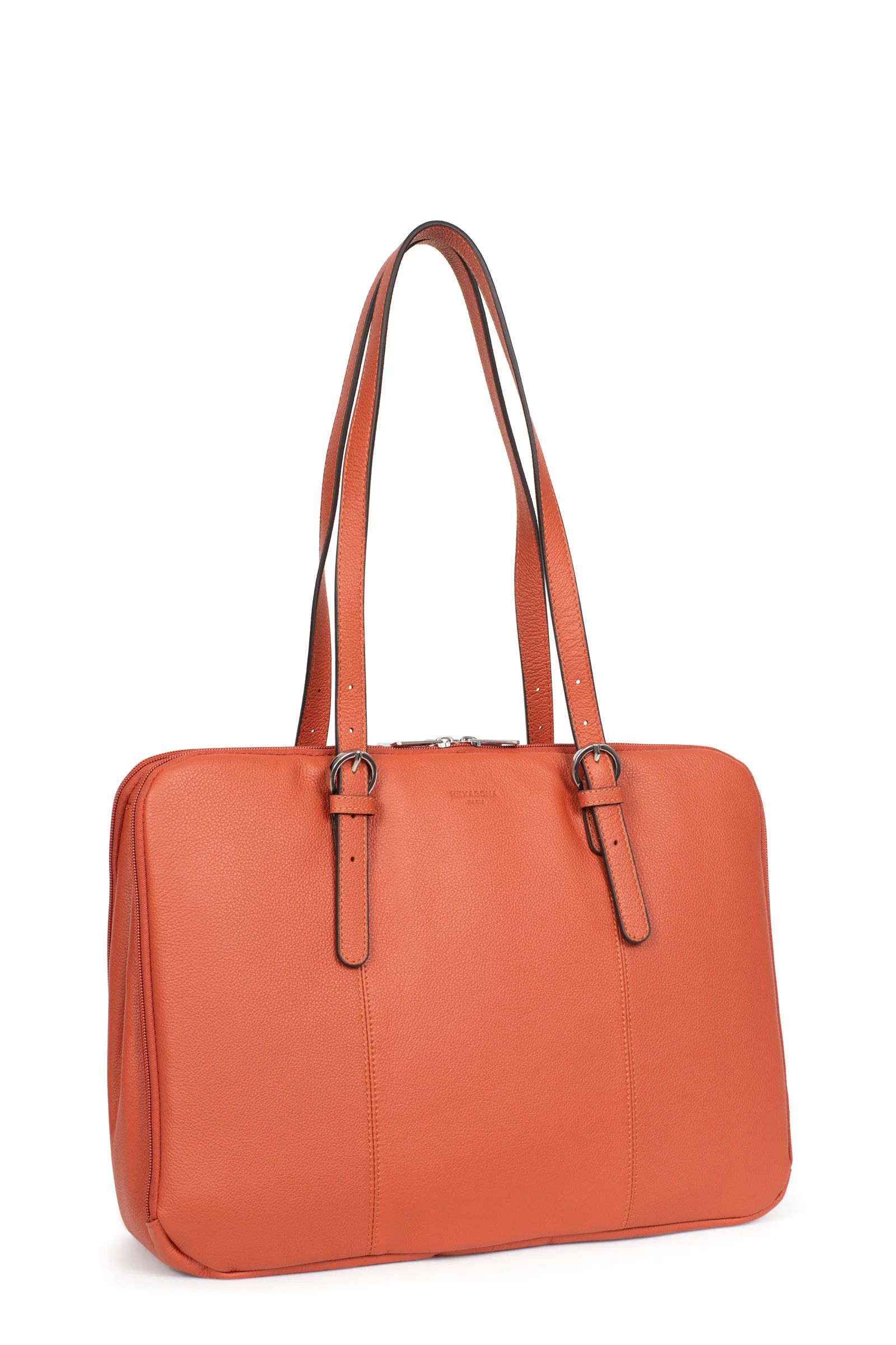 Sac porté épaule 2 anses - 15" & A4 - Cuir - Image 3