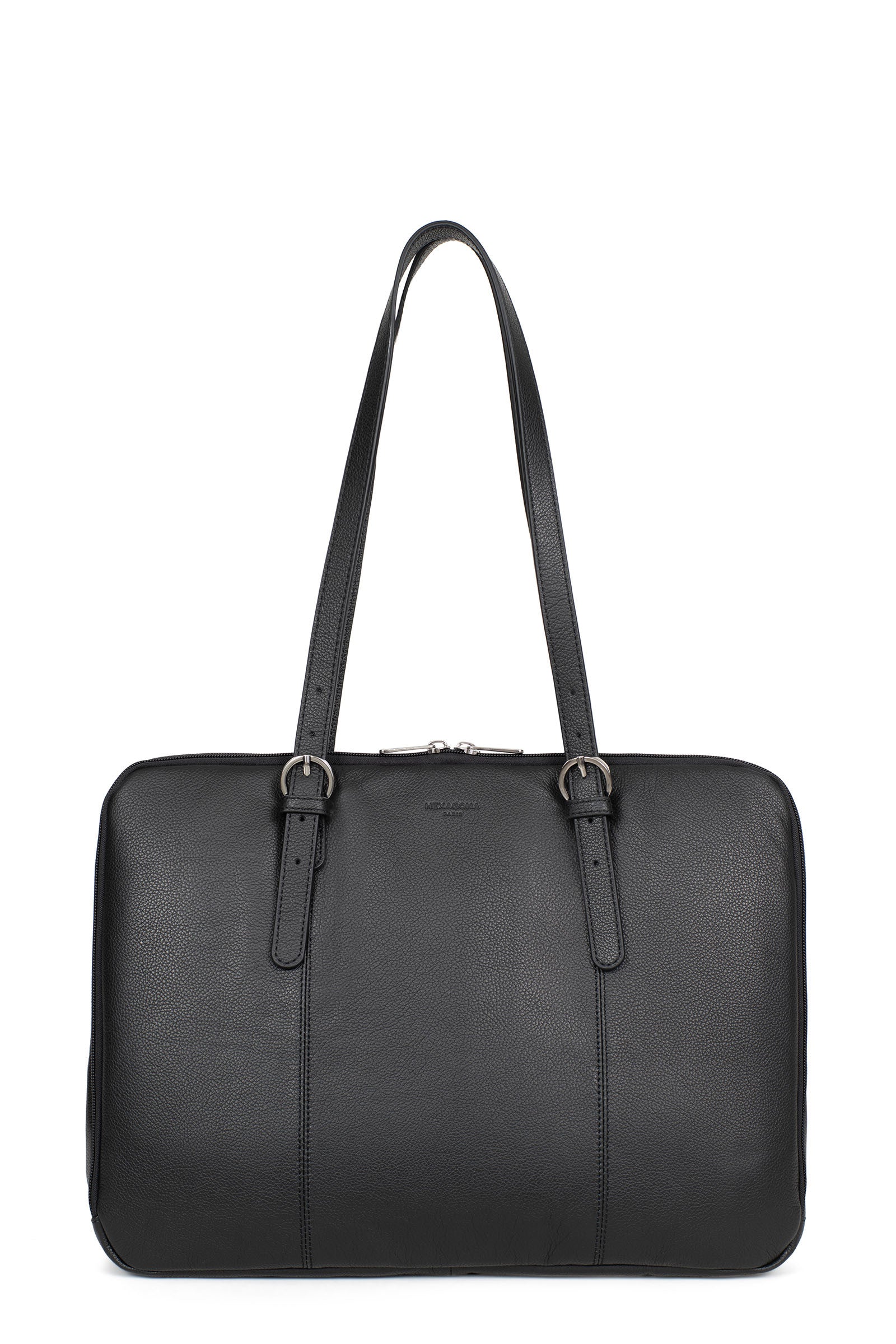 Sac porté épaule 2 anses - 15" & A4 - Cuir - Image 8