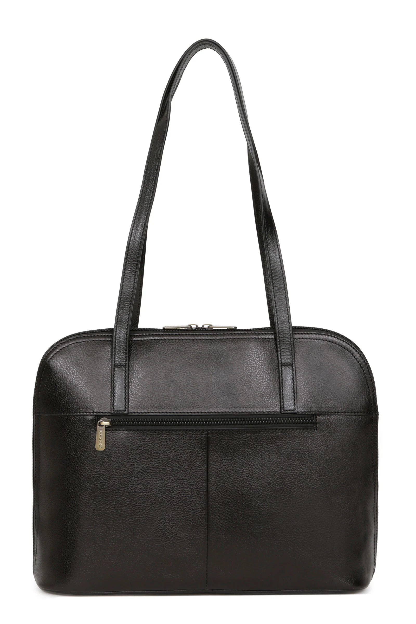 Sac porté épaule 2 anses - A4 - Cuir - Image 10