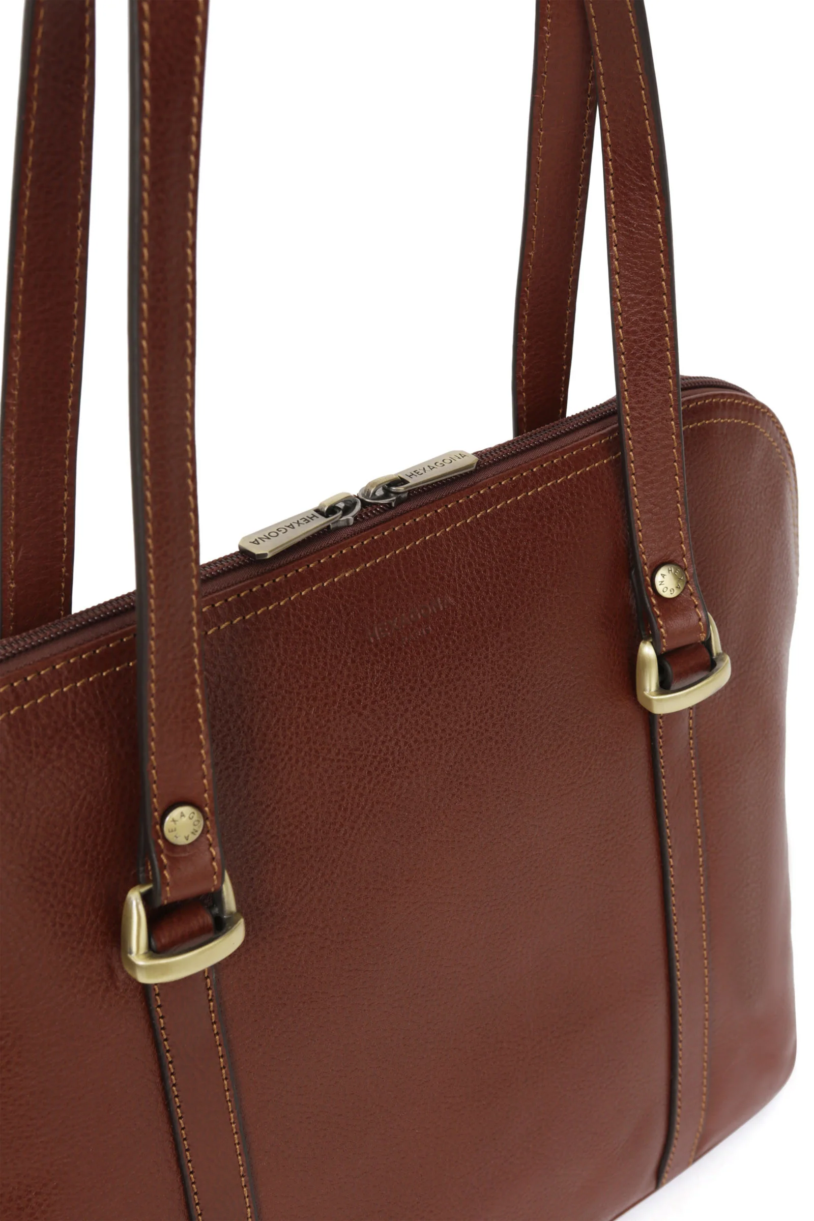 Sac porté épaule 2 anses - A4 - Cuir - Image 17