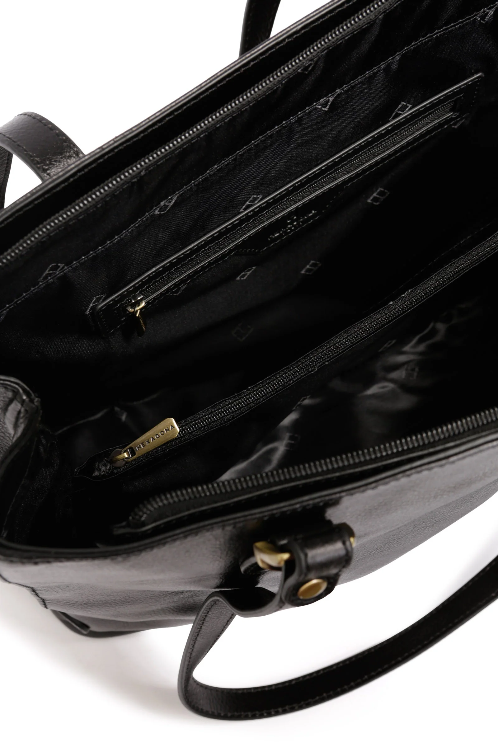 Sac porté épaule 2 anses - A4 - Cuir - Image 12
