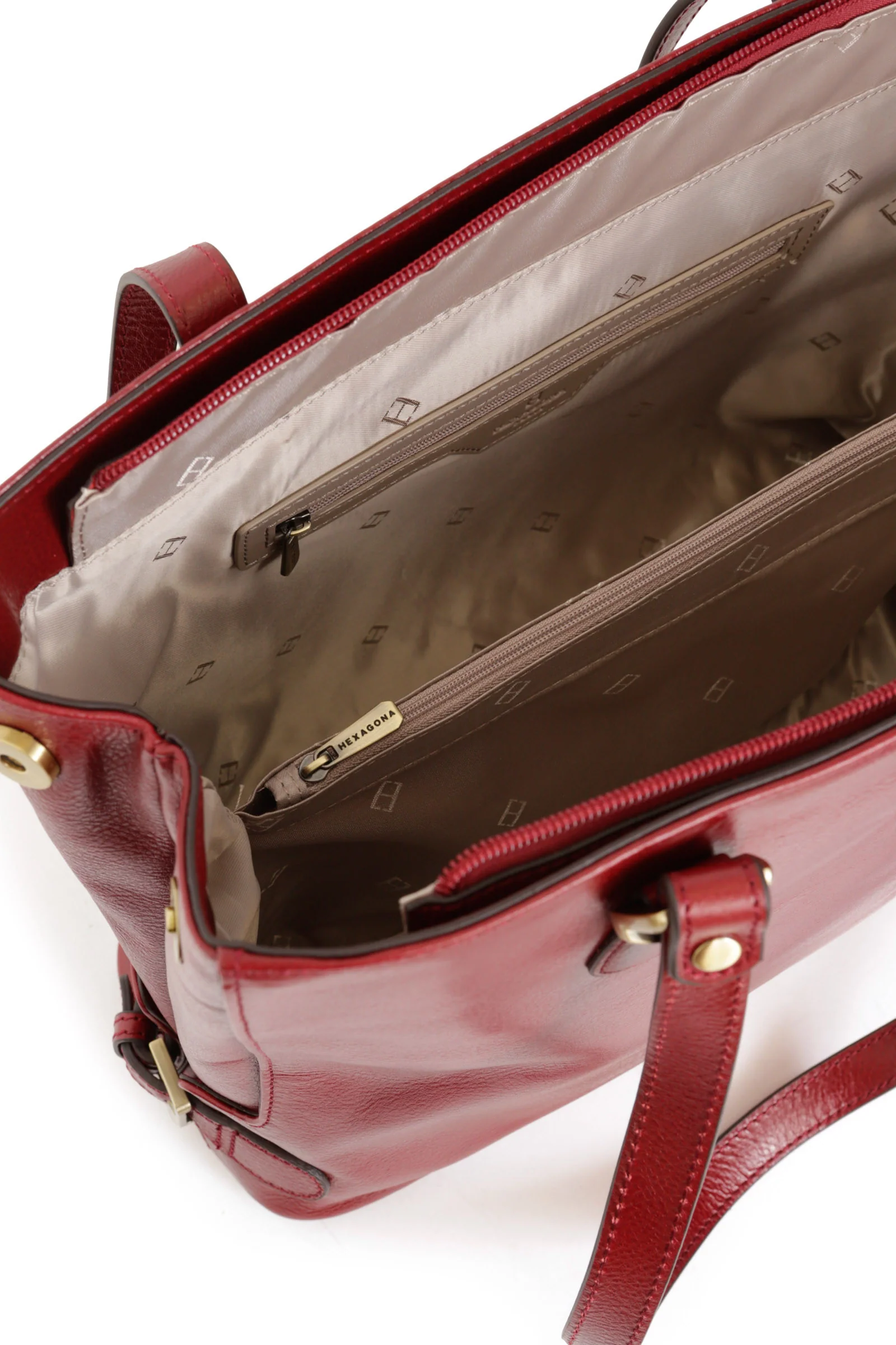 Sac porté épaule 2 anses - A4 - Cuir - Image 24