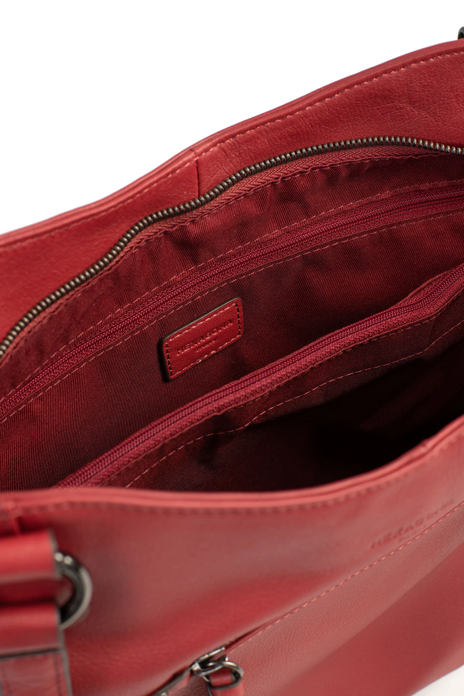 Sac porté épaule 2 anses - A4 - Cuir - Image 10