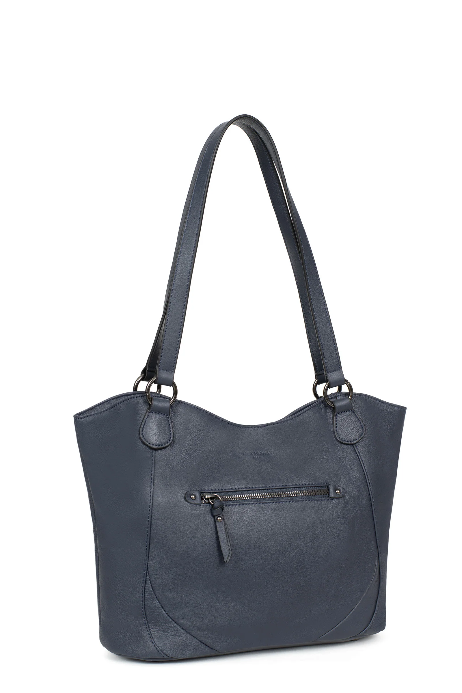 Sac porté épaule 2 anses - A4 - Cuir - Image 12