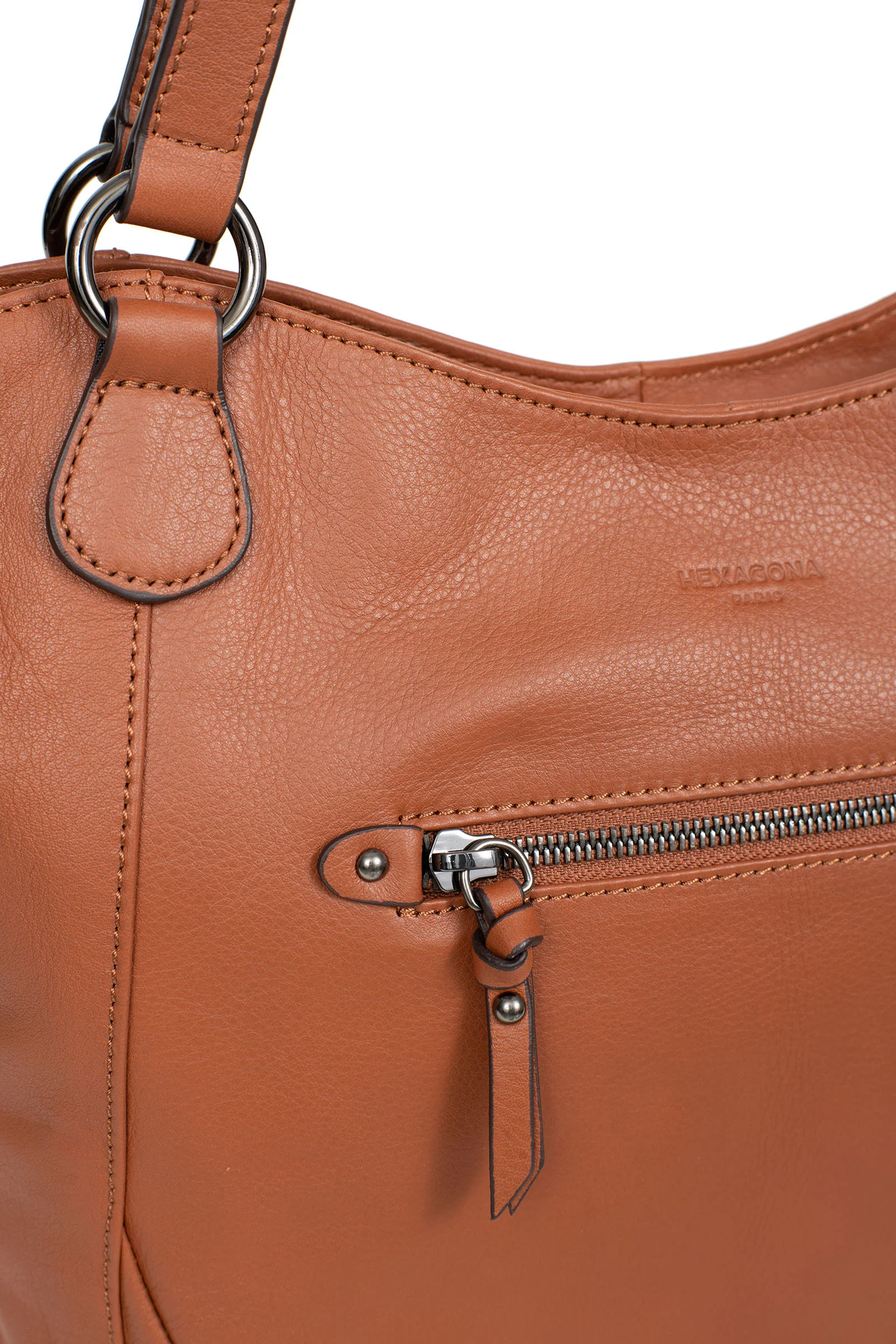 Sac porté épaule 2 anses - A4 - Cuir - Image 29