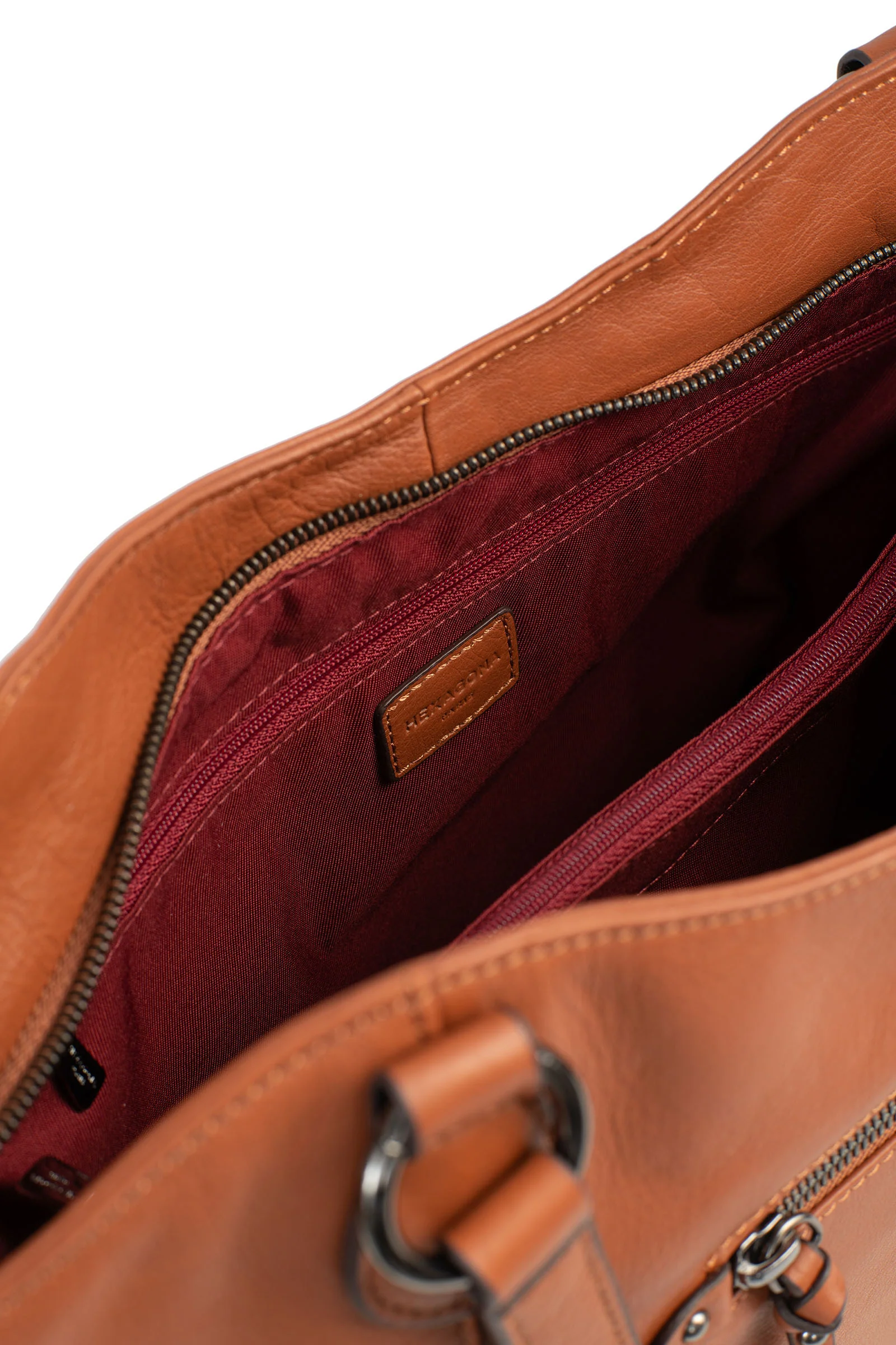 Sac porté épaule 2 anses - A4 - Cuir - Image 30