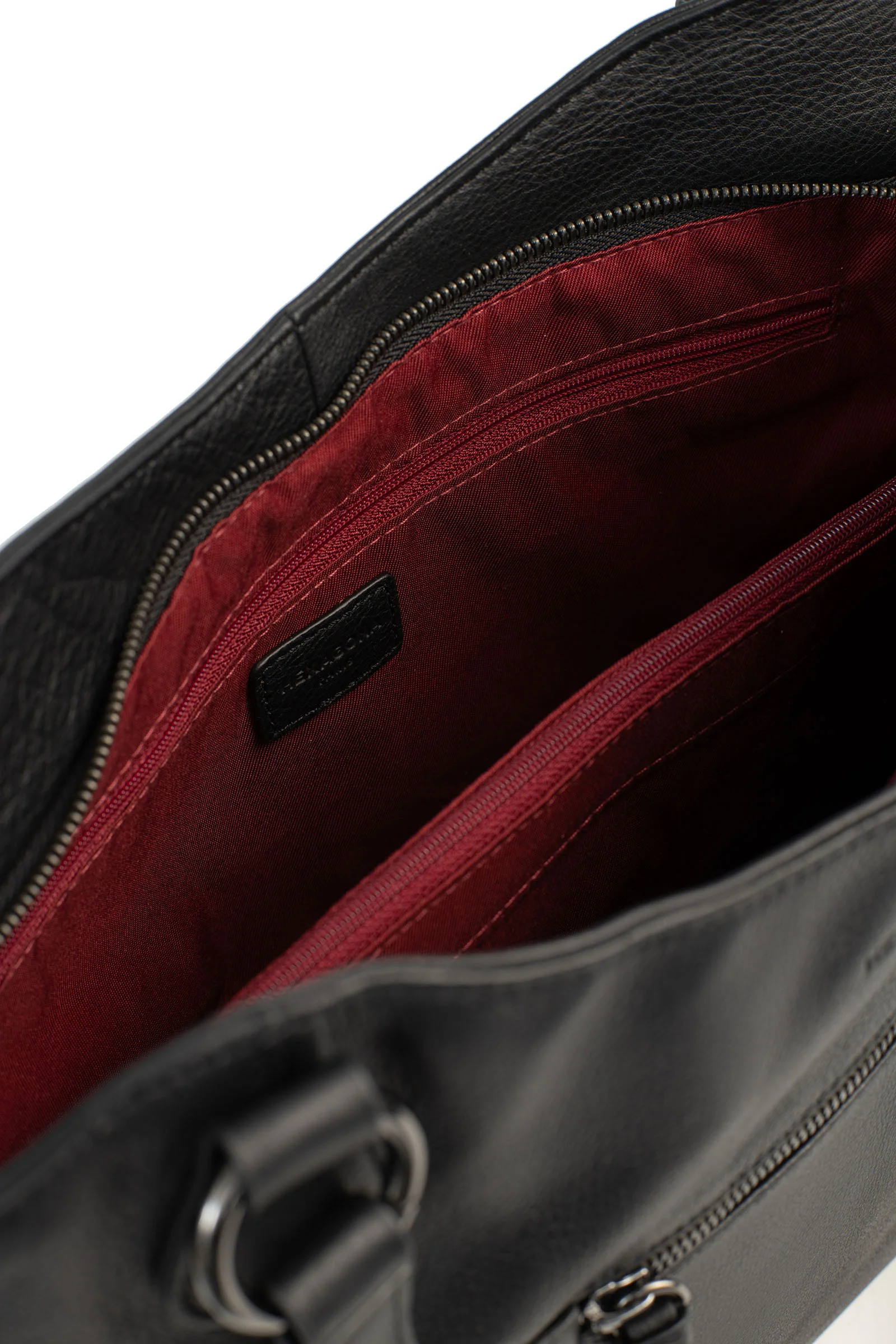 Sac porté épaule 2 anses - A4 - Cuir - Image 5