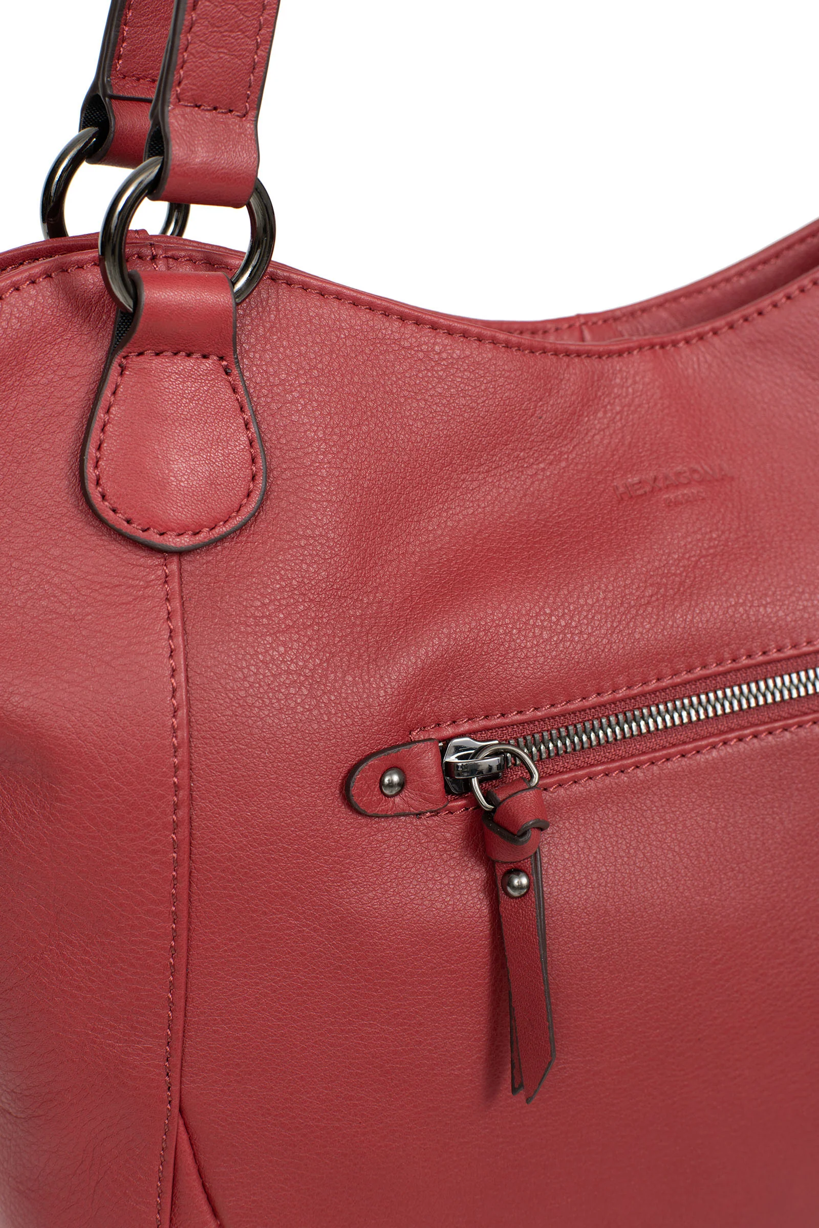 Sac porté épaule 2 anses - A4 - Cuir - Image 9