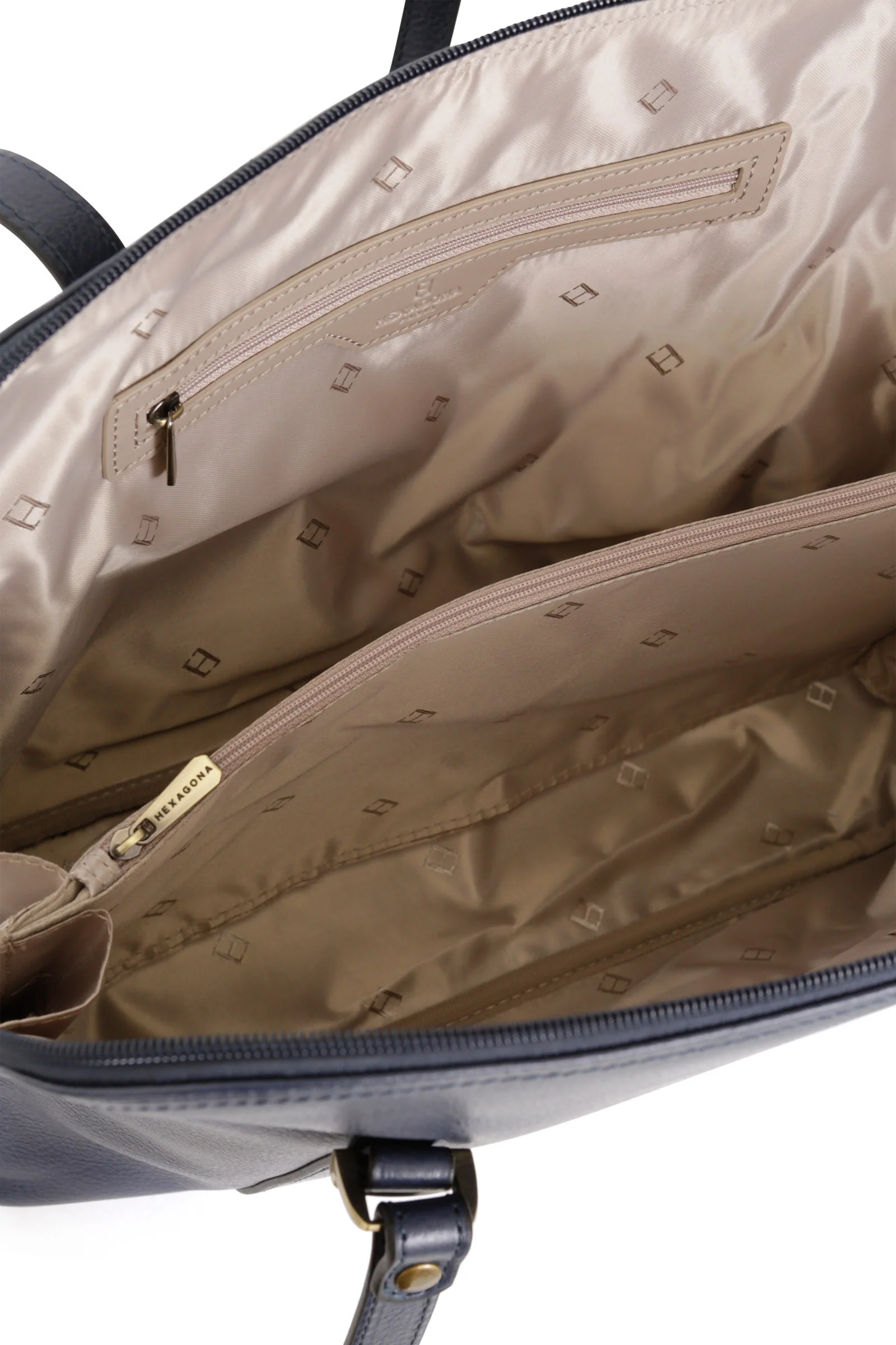 Sac porté épaule 2 anses - A4 - Cuir - Image 6
