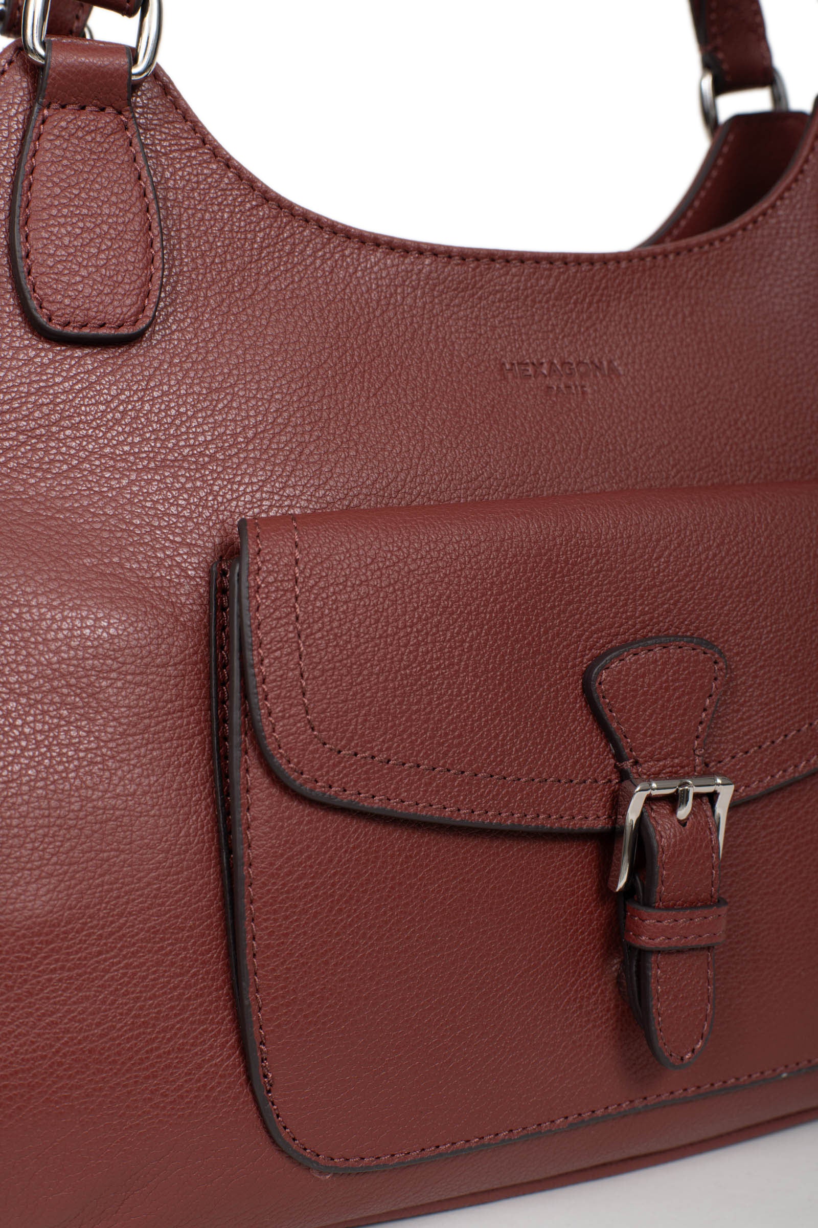 Sac porté épaule 2 anses - Cuir - Image 17