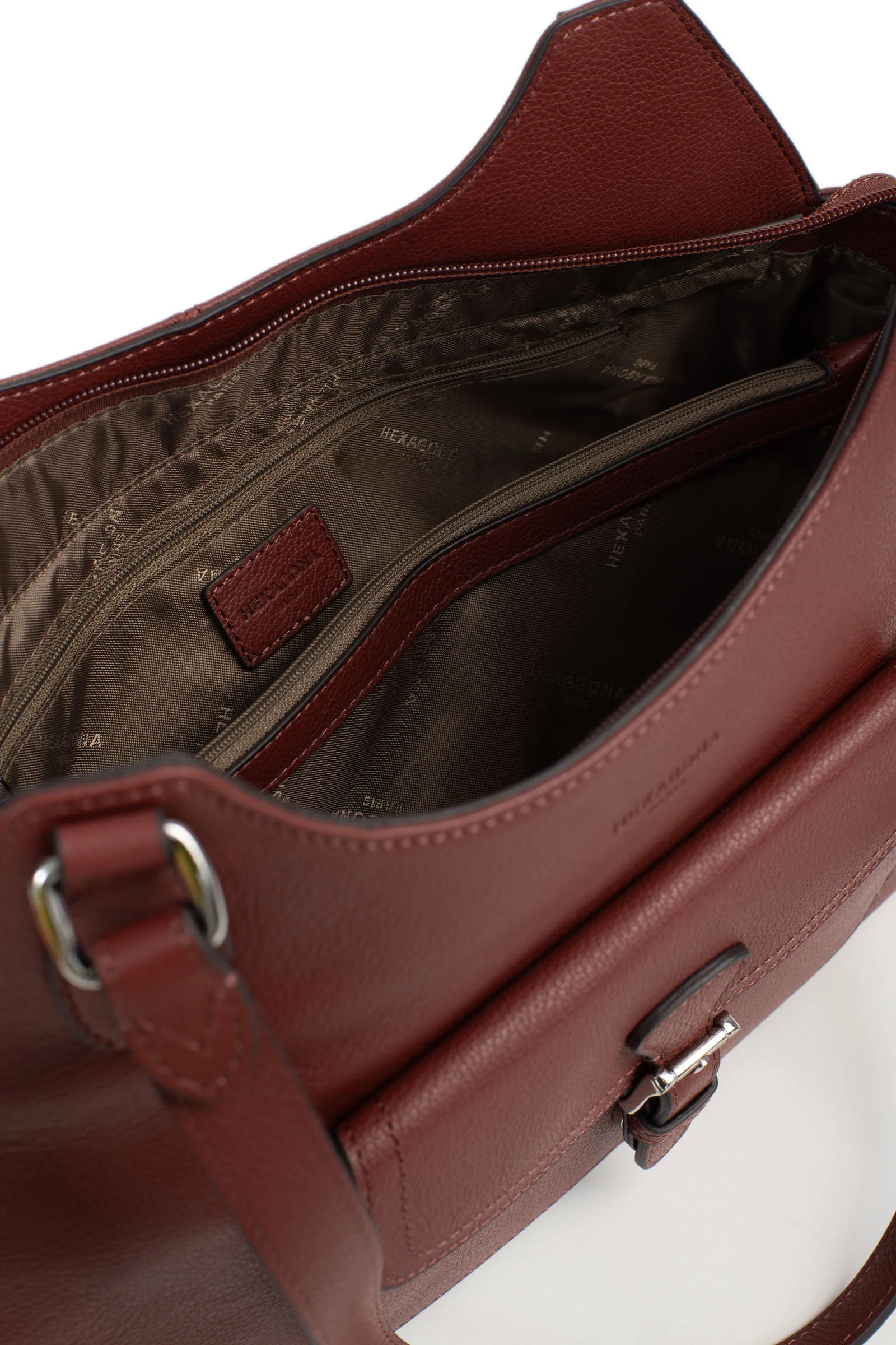 Sac porté épaule 2 anses - Cuir - Image 18