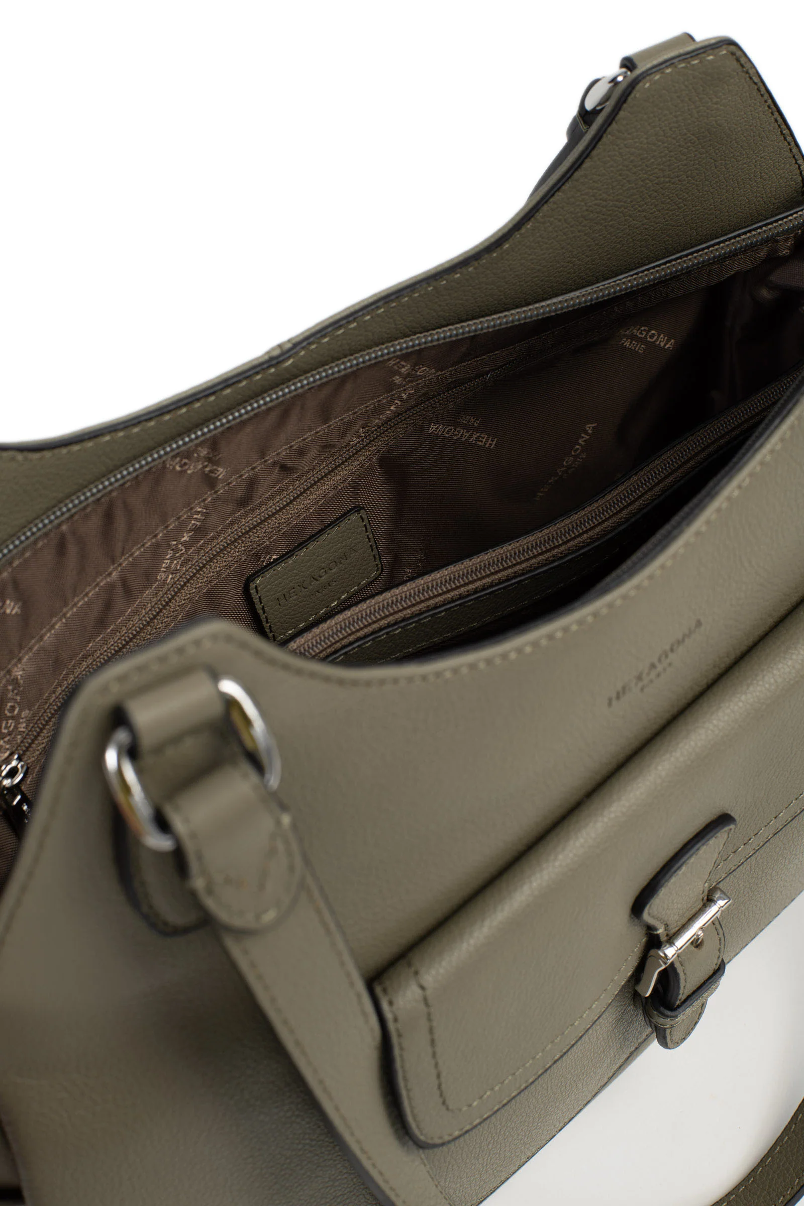 Sac porté épaule 2 anses - Cuir - Image 27