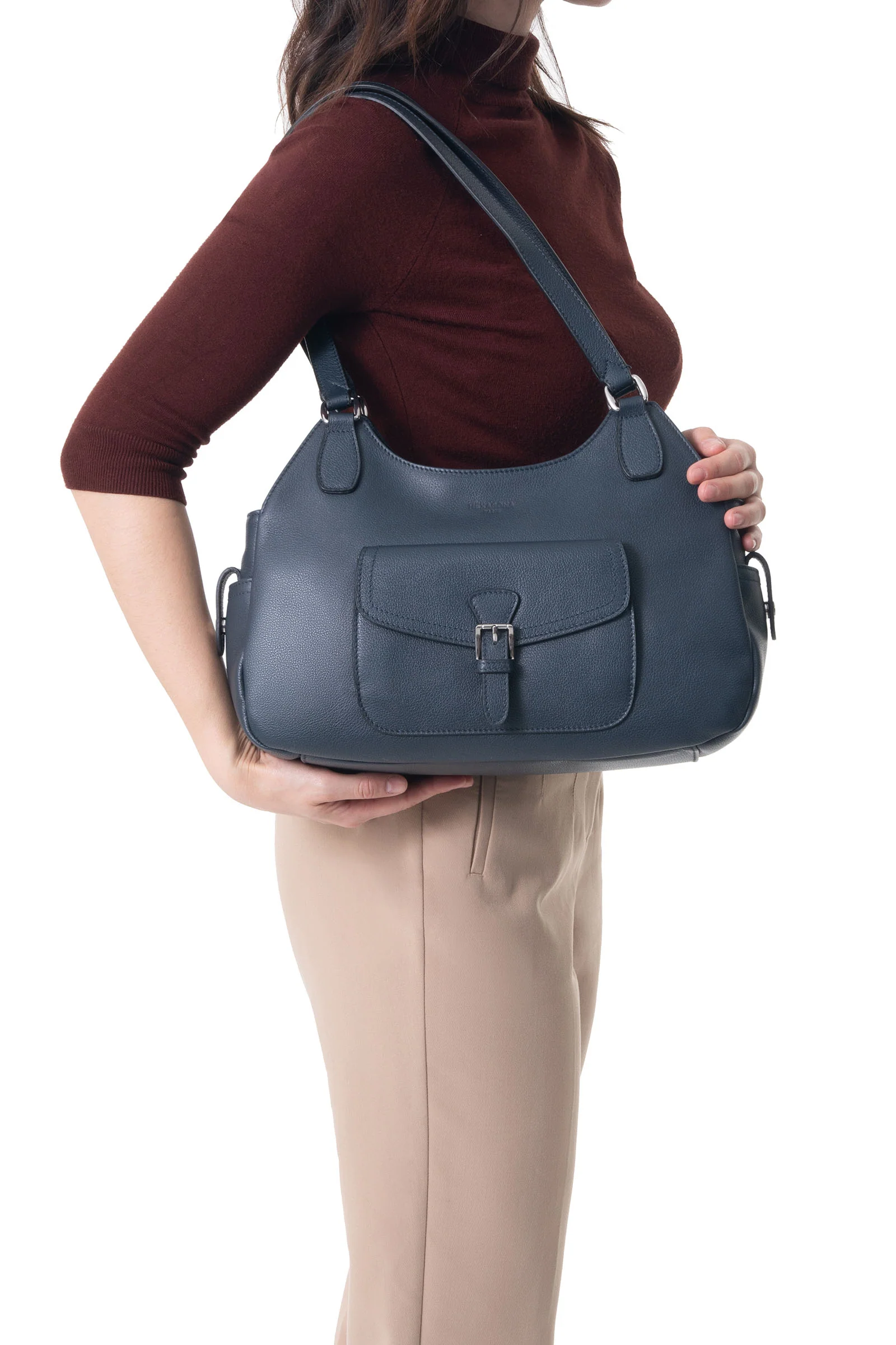 Sac porté épaule 2 anses - Cuir - Image 50