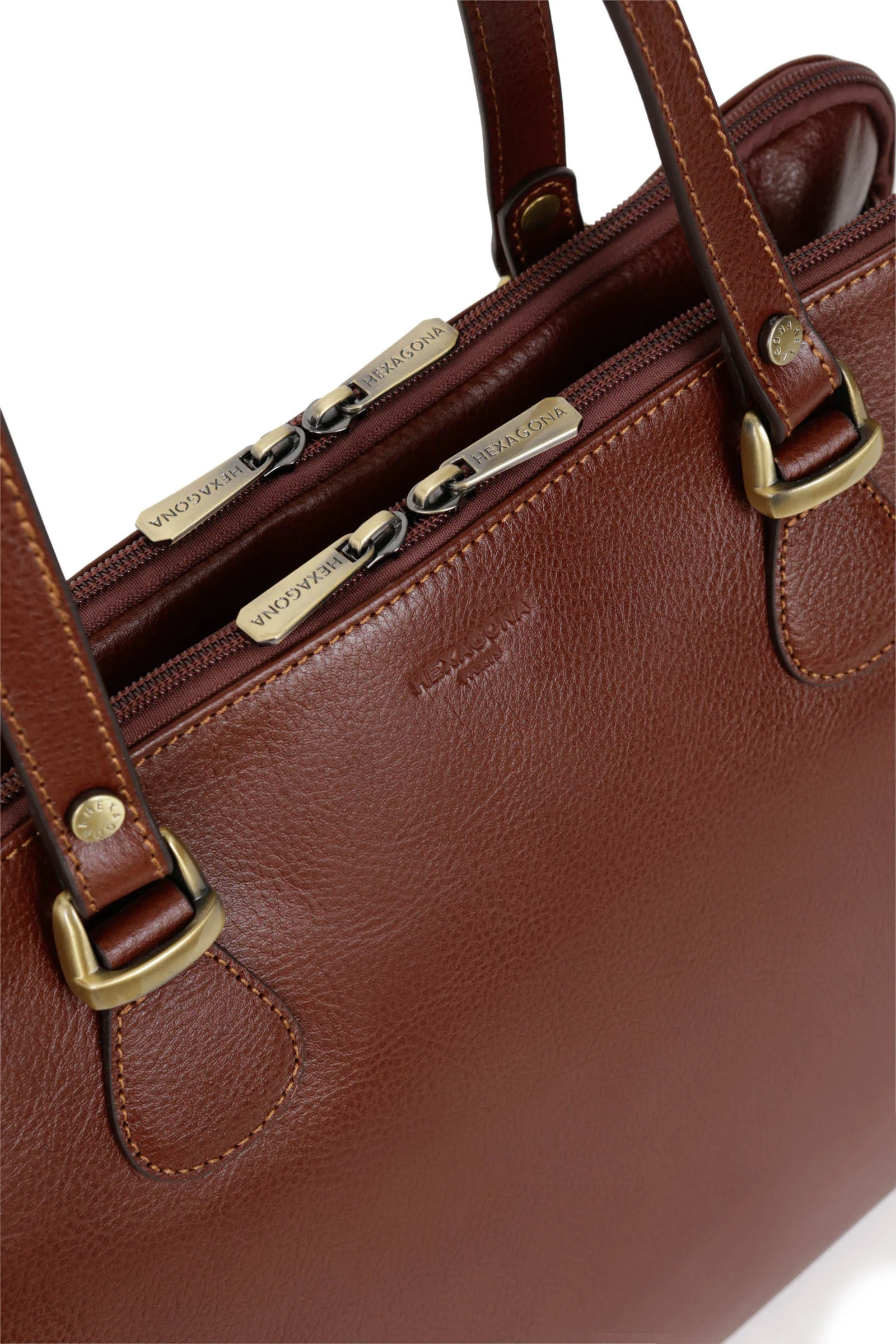 Sac porté épaule 2 anses - Tablette & A4 - Cuir - Image 17