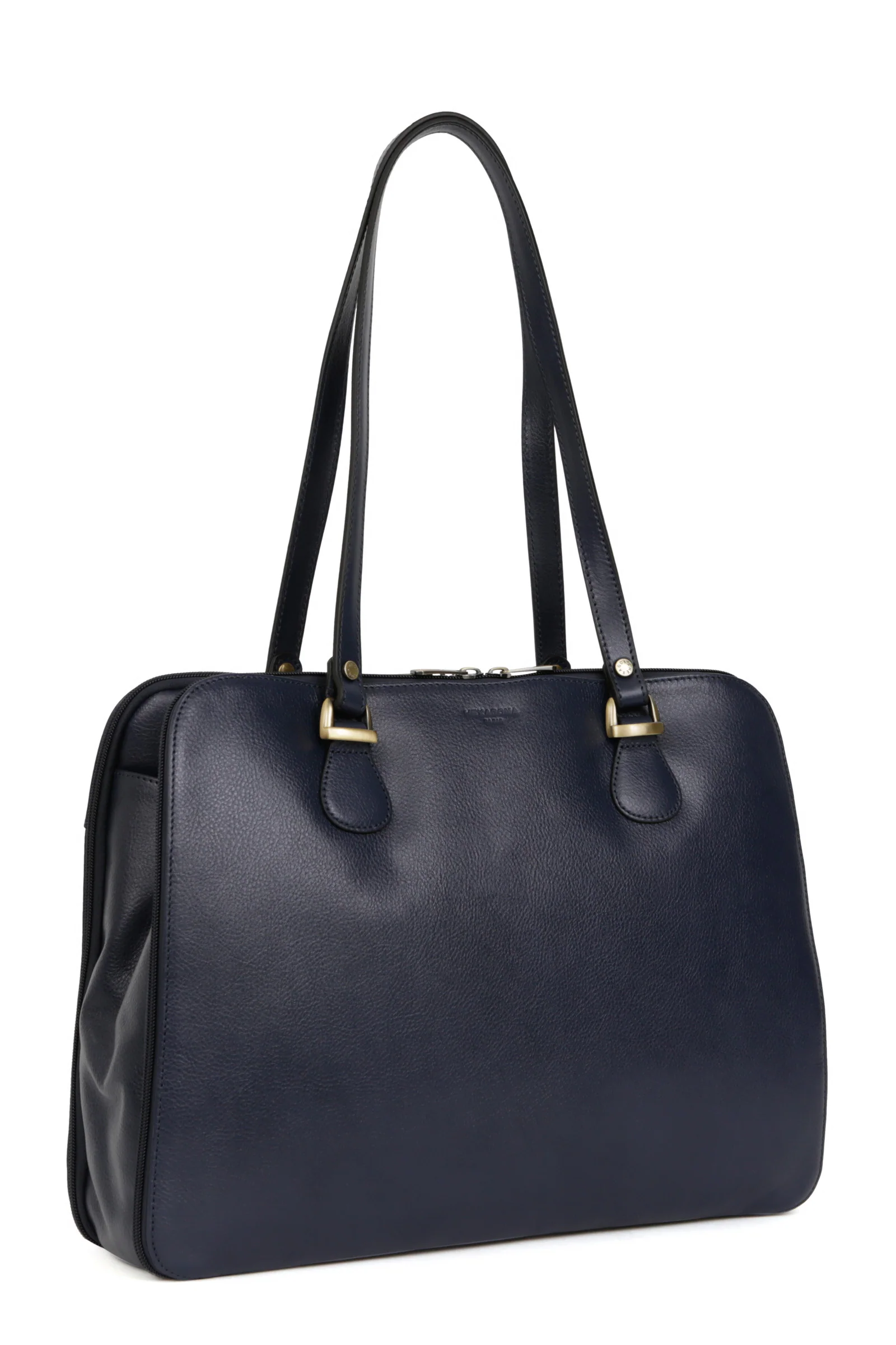 Sac porté épaule 2 anses - Tablette & A4 - Cuir - Image 3