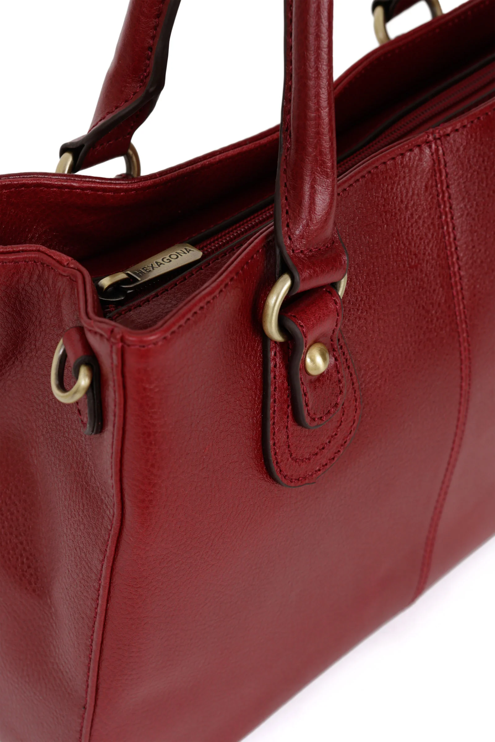 Sac porté main 2 poignées - Cuir - Image 17