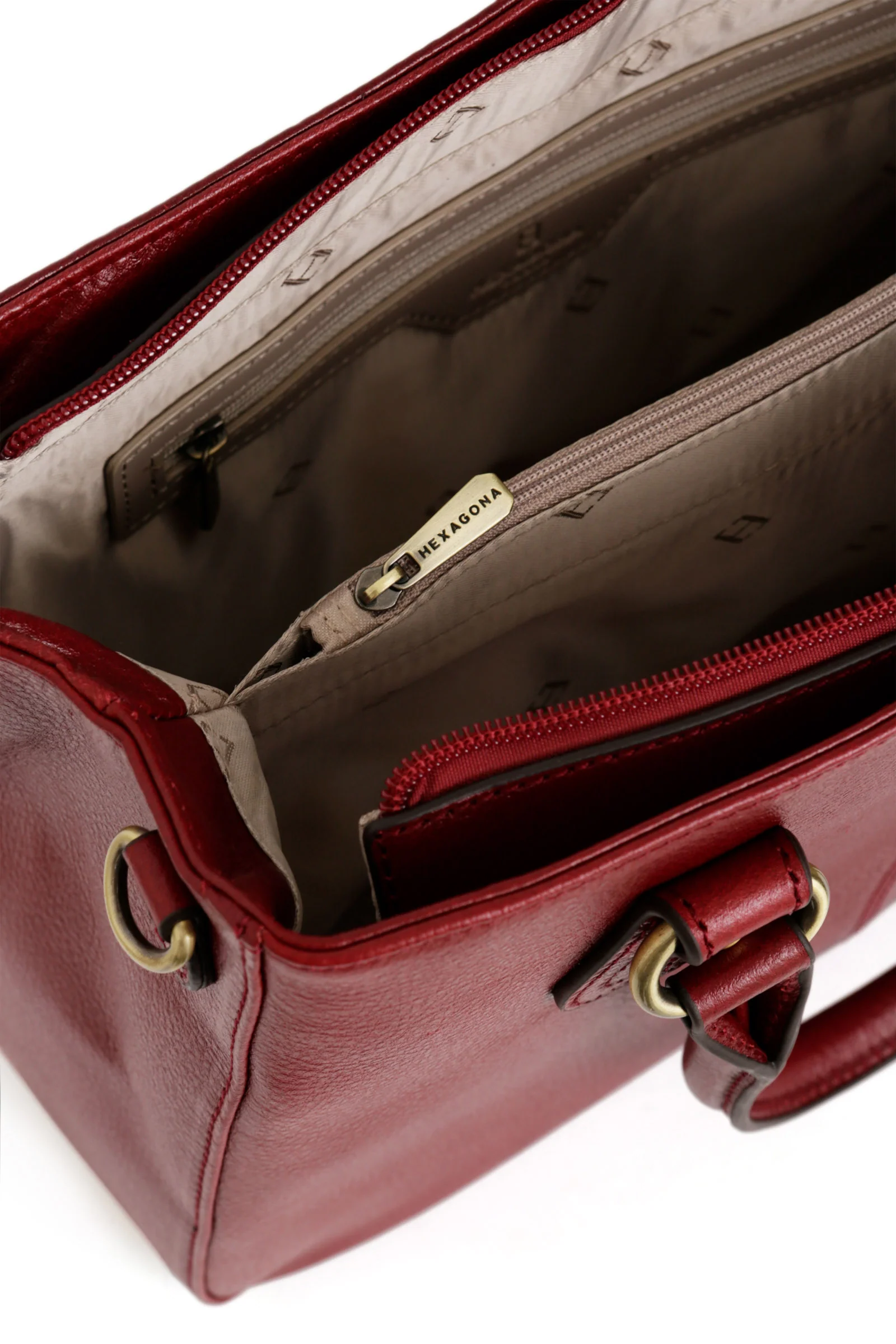 Sac porté main 2 poignées - Cuir - Image 18