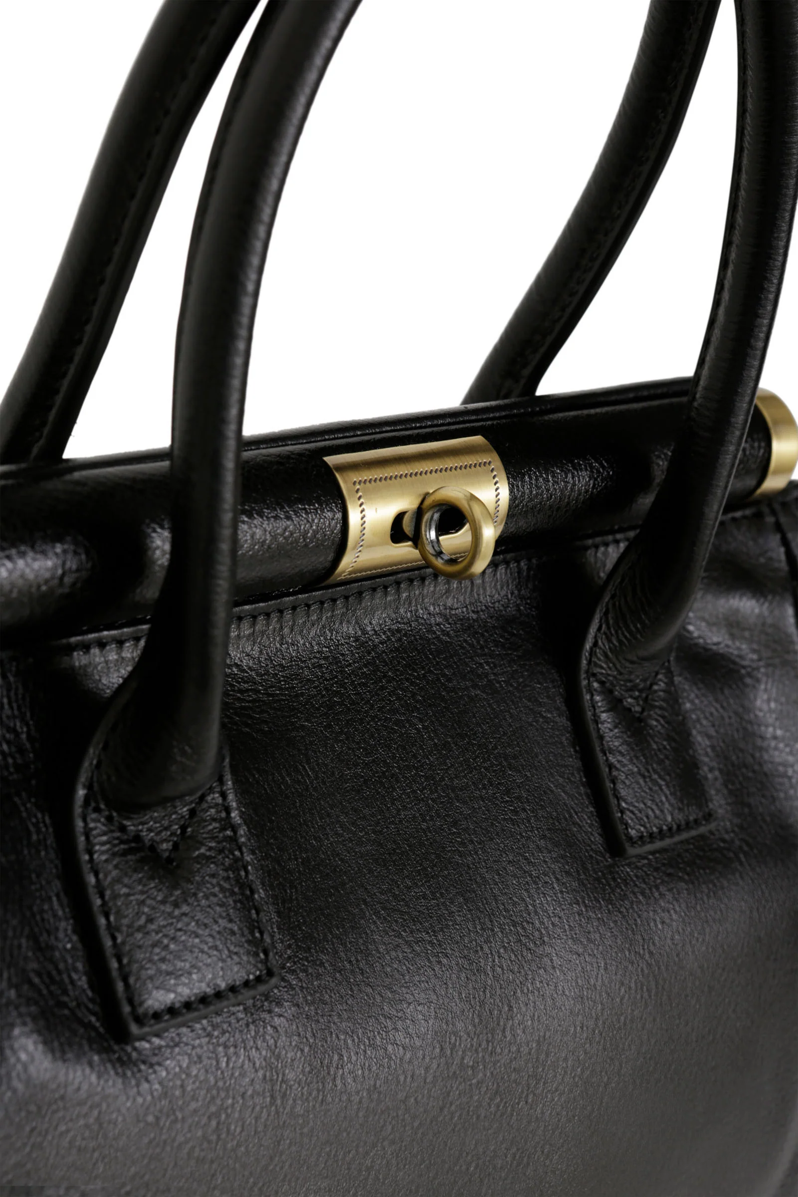 Sac porté main 2 poignées - Cuir - Image 11