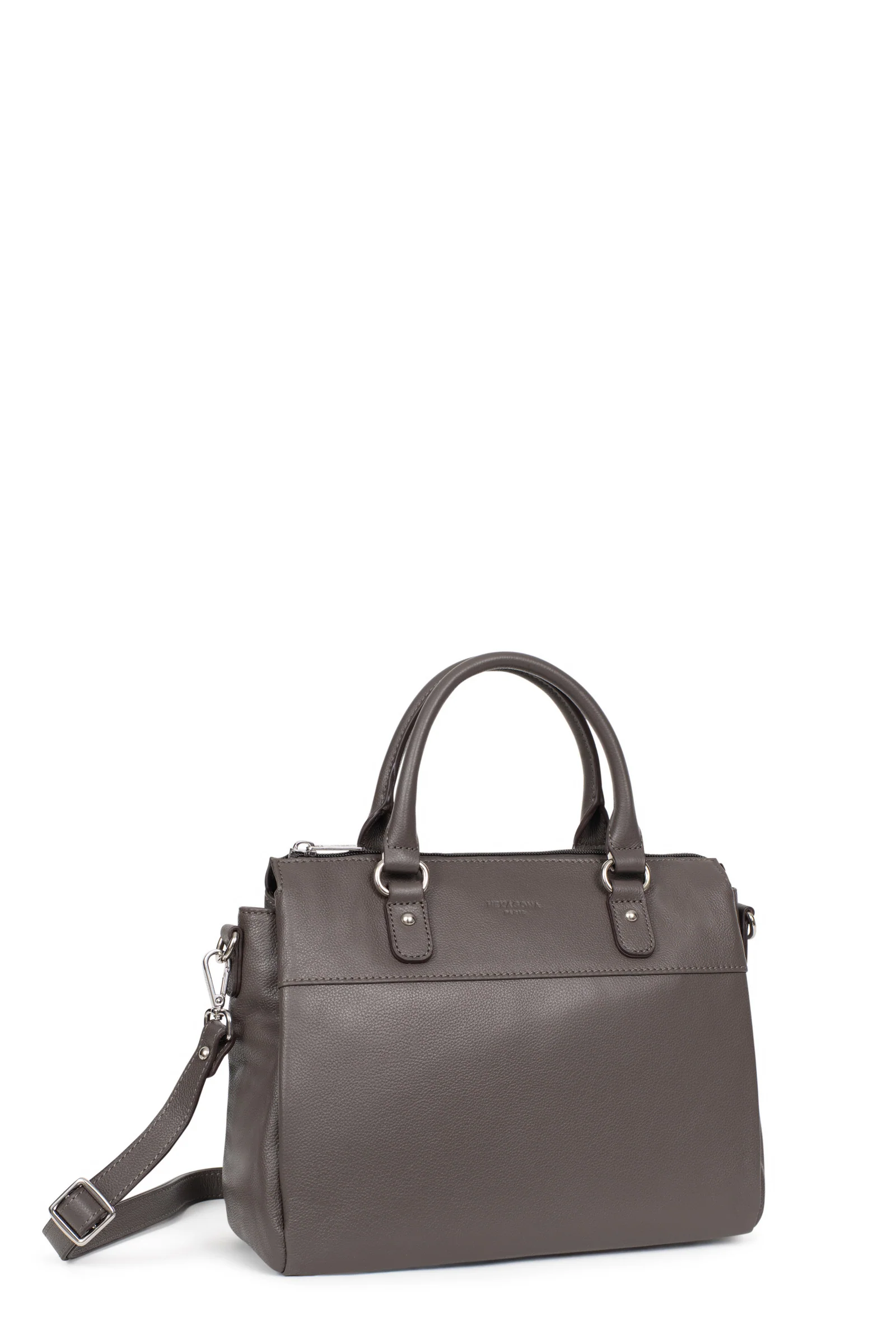 Sac porté main 2 poignées - Cuir - Image 3