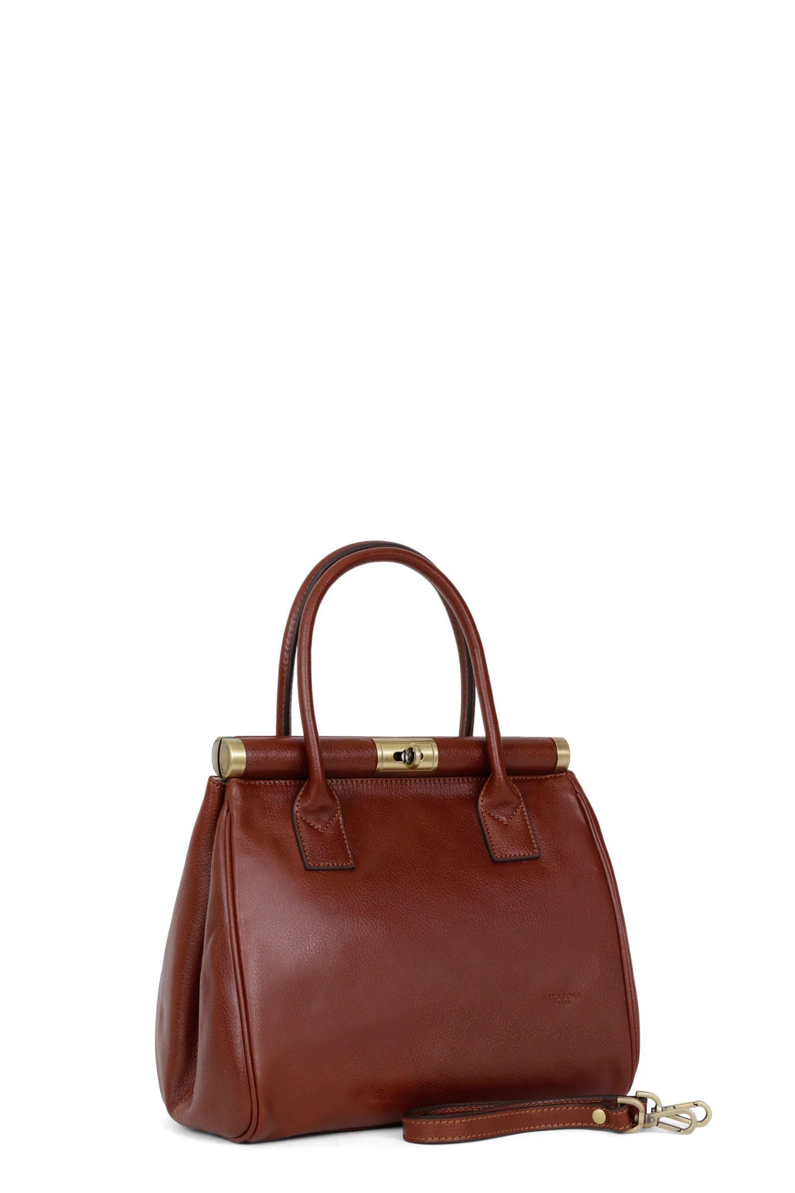 Sac porté main 2 poignées - Cuir - Image 15