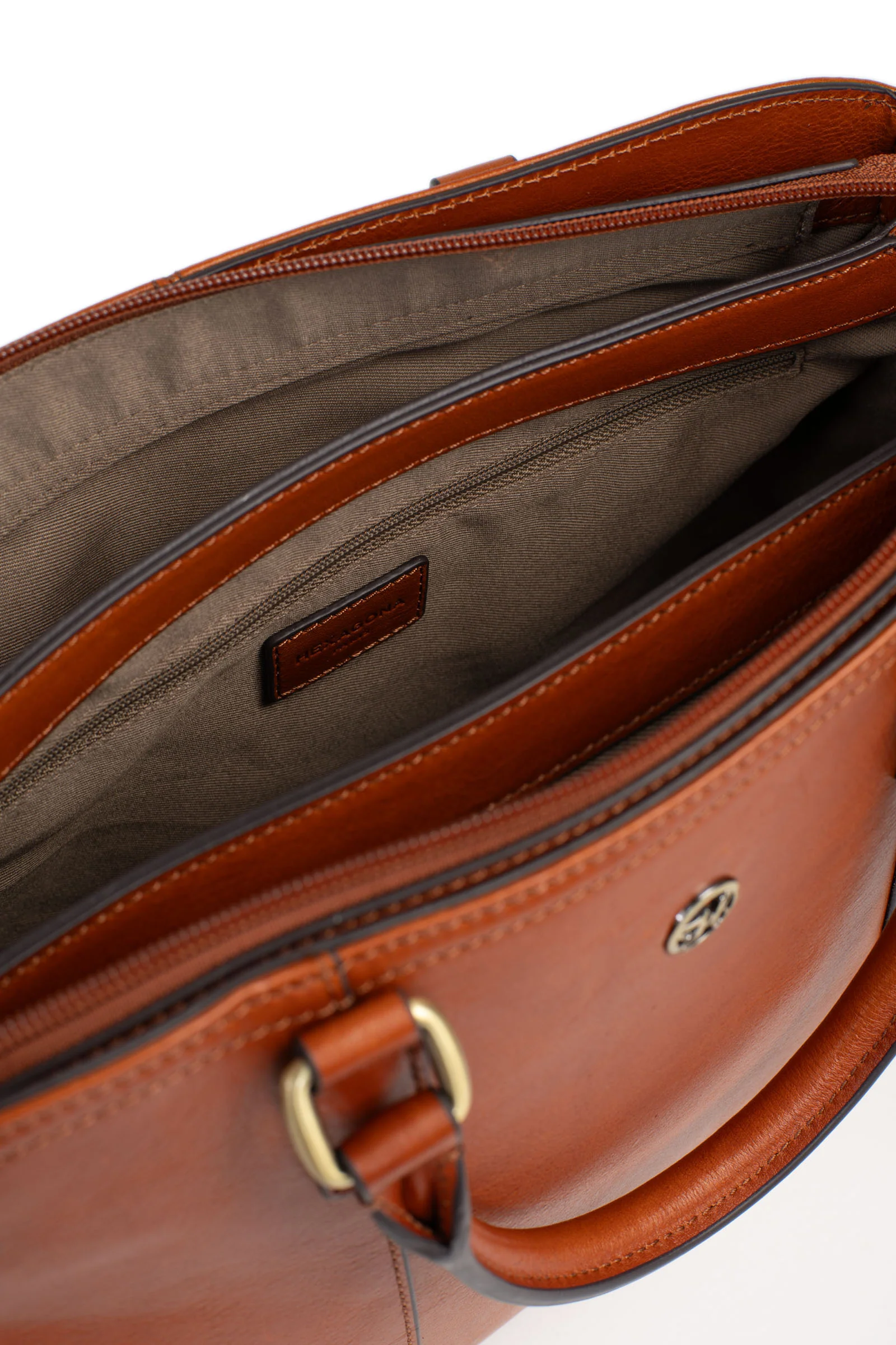 Sac porté main 2 poignées - Cuir - Image 15