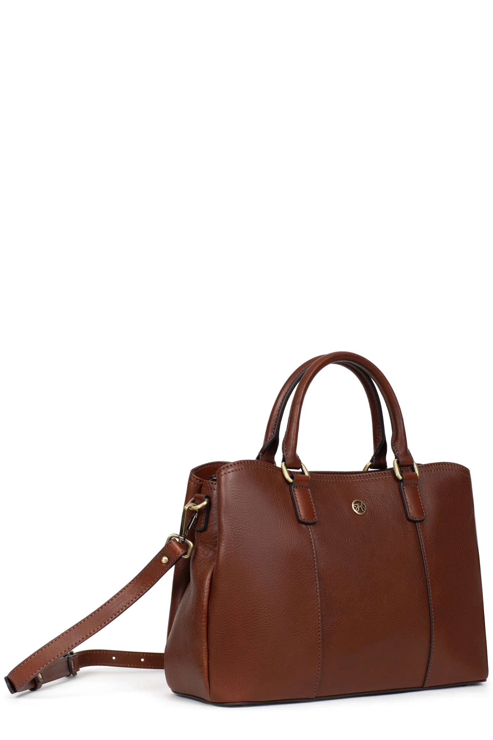Sac porté main 2 poignées - Cuir - Image 7