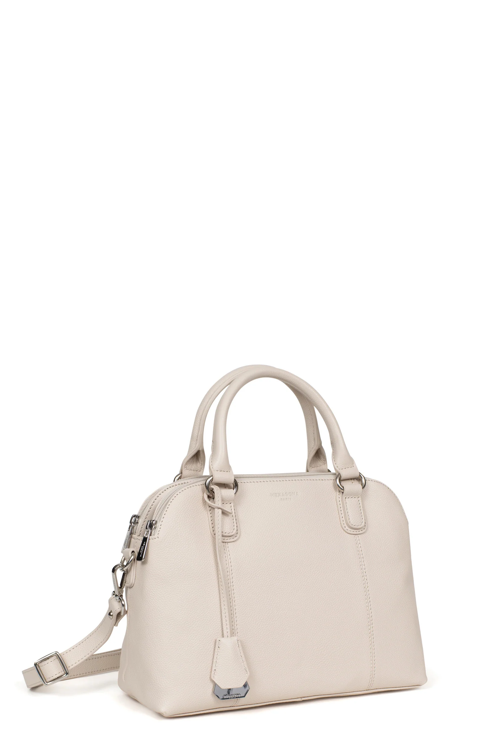 Sac porté main 2 poignées - Cuir - Image 3