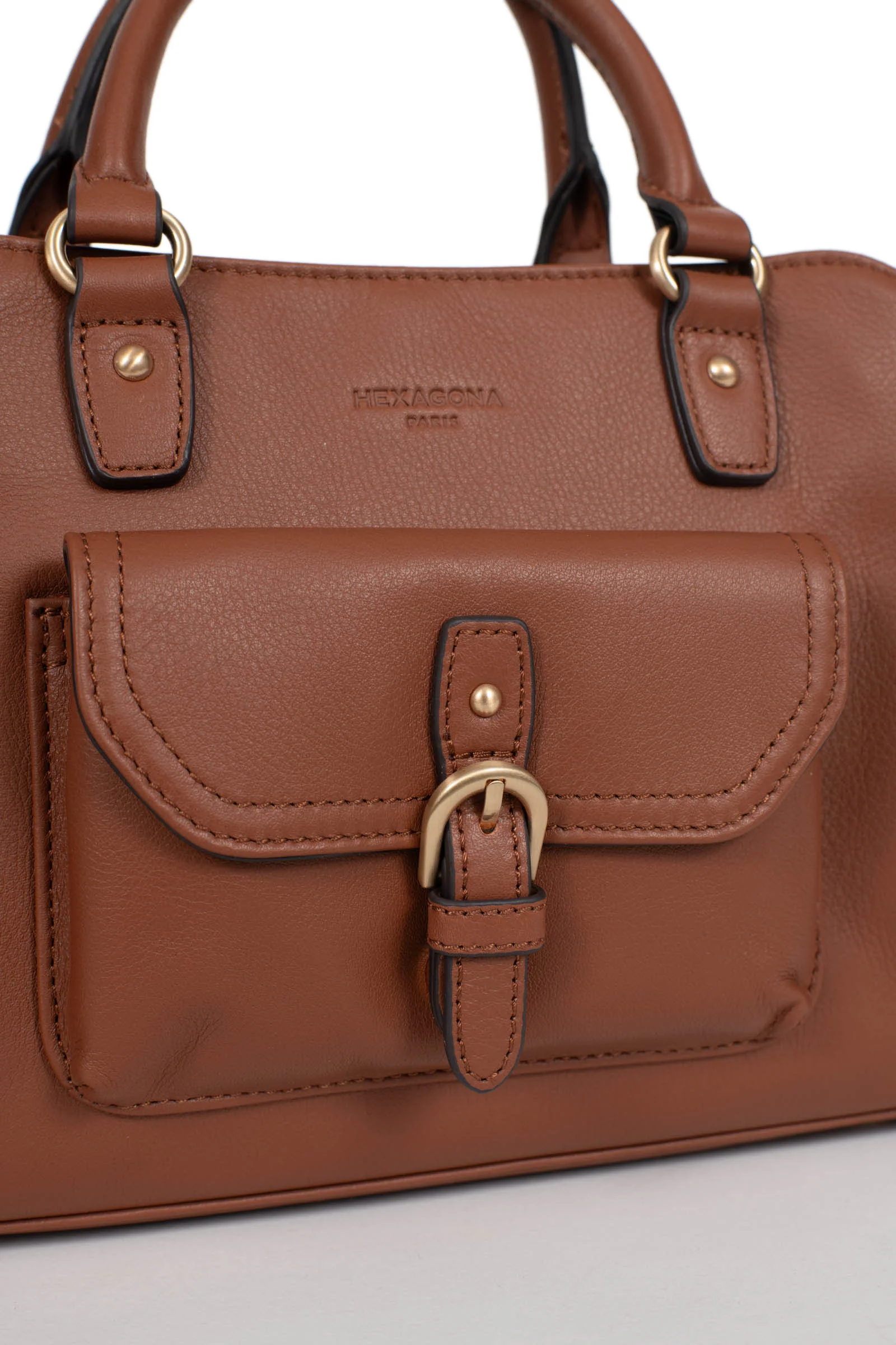 Sac porté main 2 poignées - Cuir de vachette - Image 35