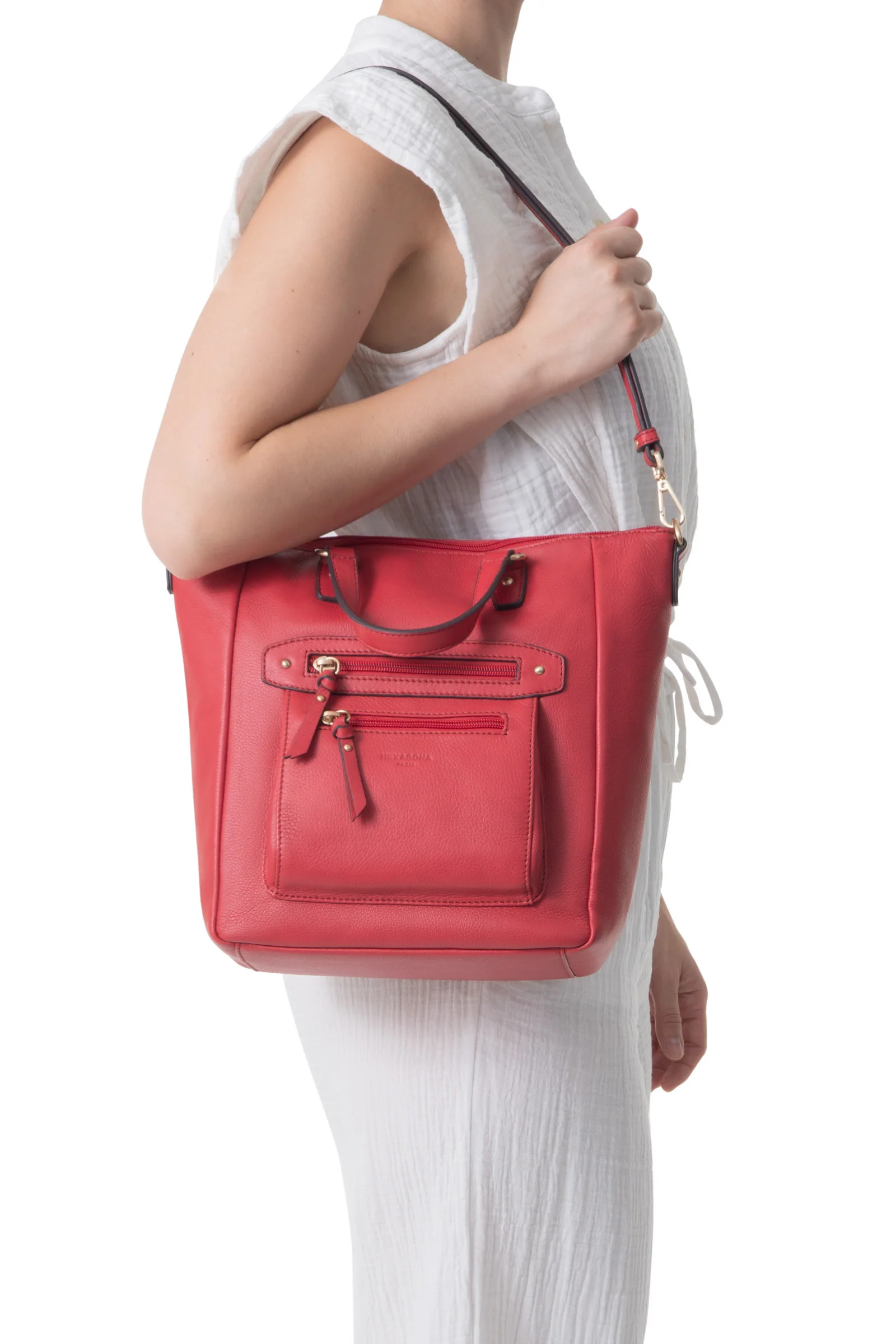 Sac transformable - Cuir de vachette - Image 9